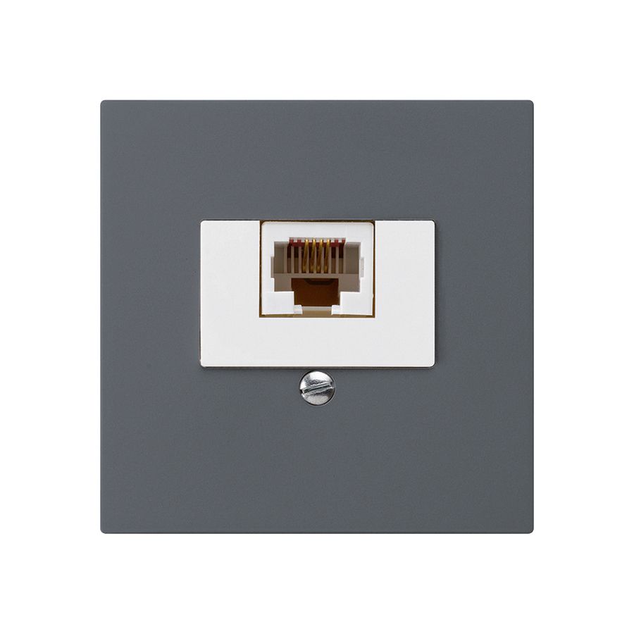 Einsatz zu Anschlussdose kallysto 1×RJ45u anthrazit