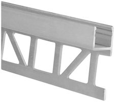 Profilé AP DOTLUX DXF3 aluminium 2000×30×10mm argent carreaux