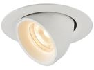 EB-LED-Downlight SLV NUMINOS GIMBLE XS, 7W 200mA 650lm 2700K 40° ws