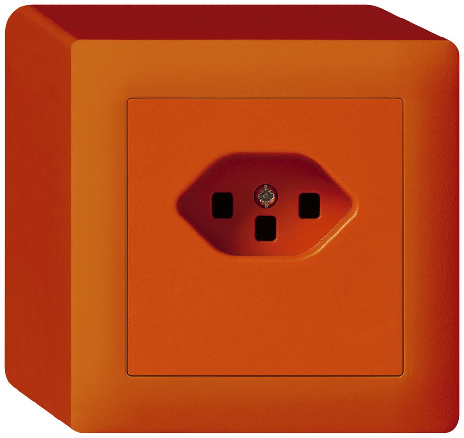AP-Steckdose kallysto T23 orange Schraubklemme
