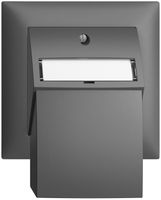 Kit de montage ENC Edue, avec capot d.sortie droite, pour 2×RJ45, gris foncé