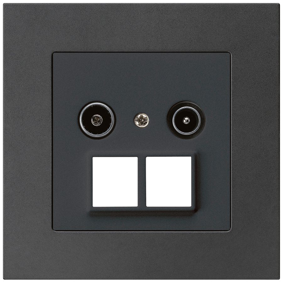 Prise d'antenne ENC R/TV HMS kallysto.pro 23dB noir