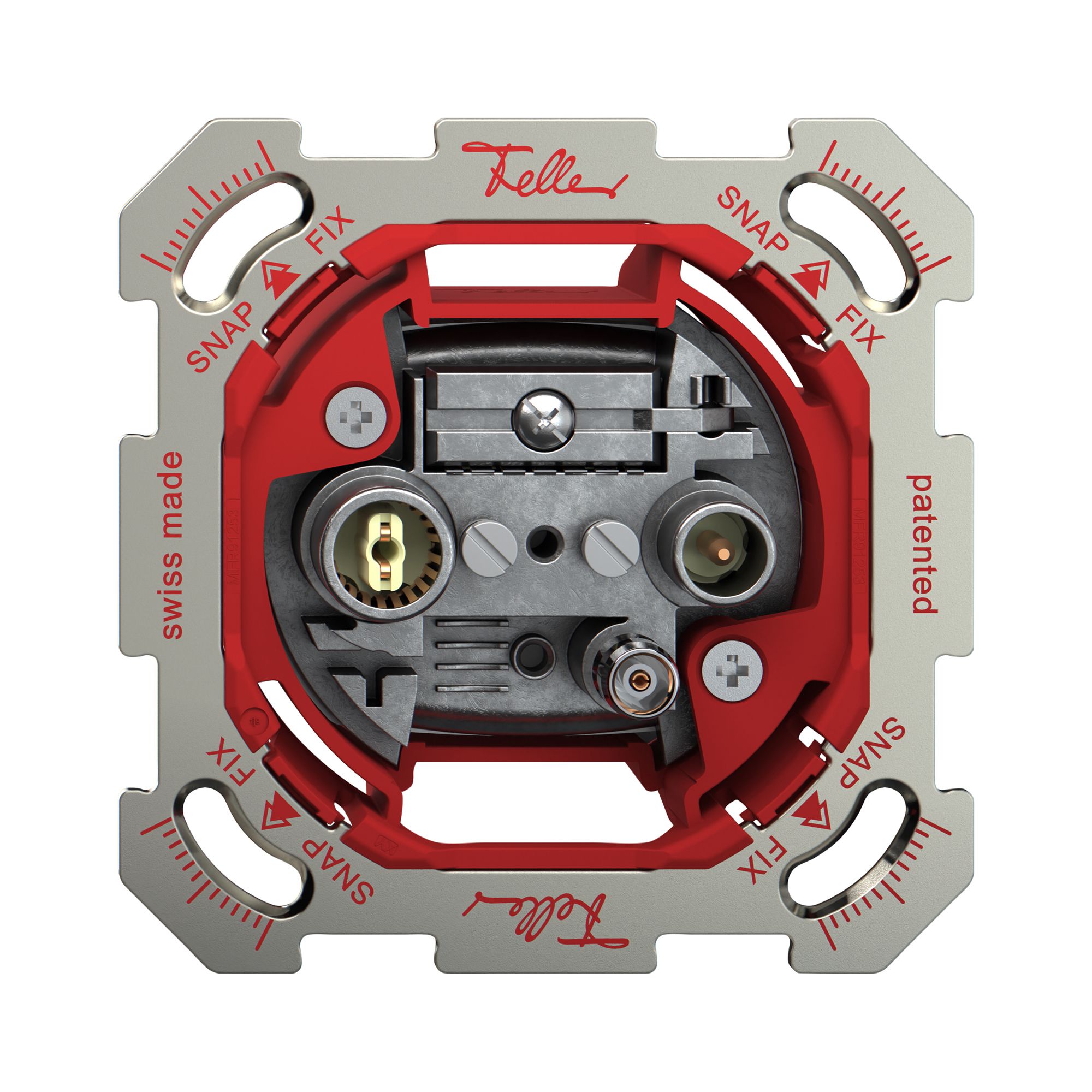 UP-Antennendose TV-R-Daten Feller SNAPFIX® 15dB