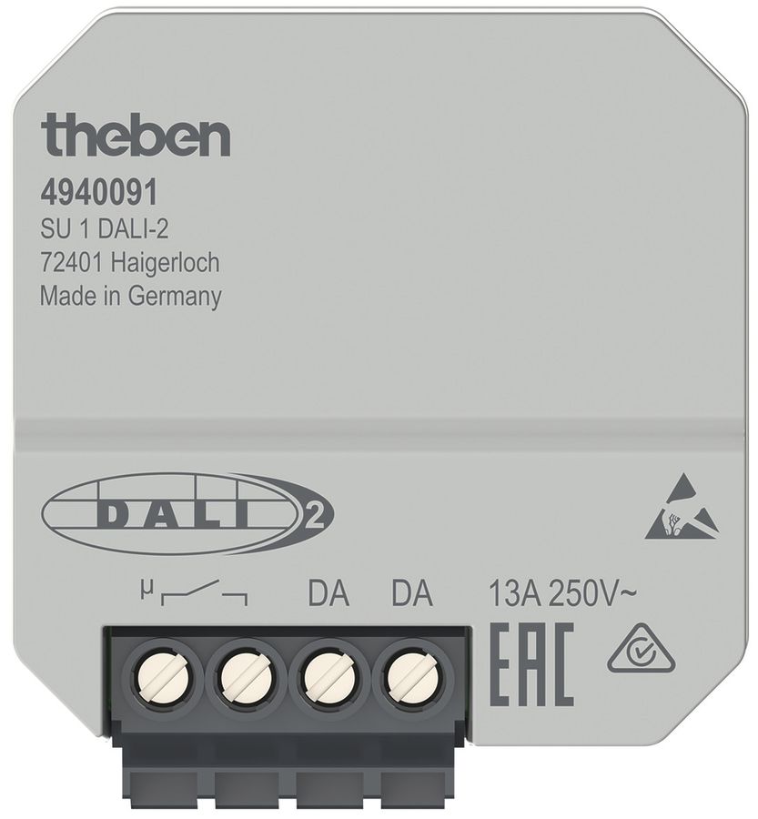 EB-Schaltaktor Theben SU 1 DALI-2, 1-Kanal 13A/250VAC