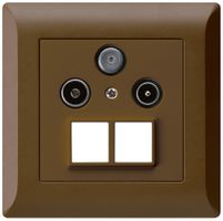 Presa antenna INC R/TV/SAT HMS kallysto.line marrone