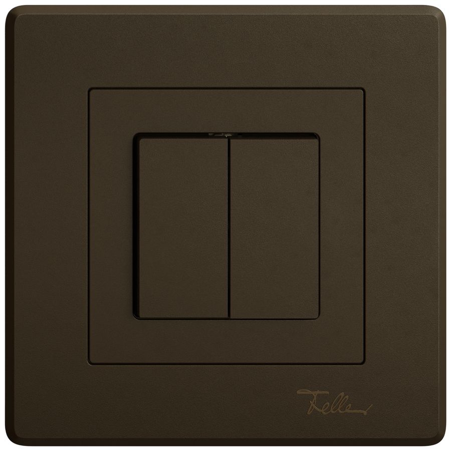 UP-Drucktaster EDIZIO.liv SNAPFIX® 2×AR/1P br