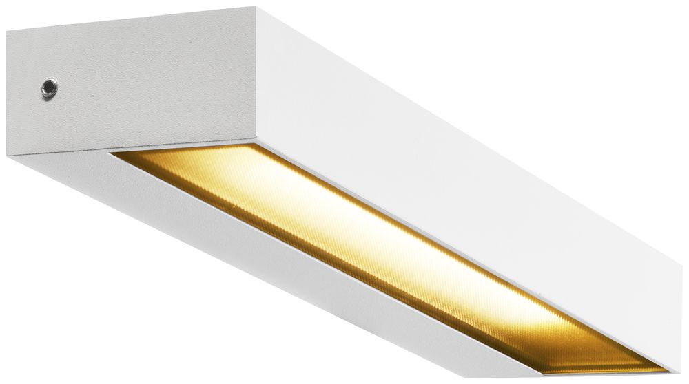 Applique LED SLV PEMA WL 7.7W 450lm 3000K IP54 110° 220mm blanc