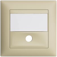 UP-Frontset, EDIZIOdue vanille 88×88mm für Sonnerietaster