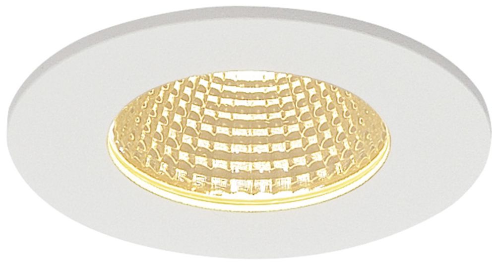 Downlight LED INC SLV PATTA-I, 12W 800lm 3000K rond IP65 blanc mat