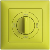 Frontset Nuit-Jour-Nuit-Jour EDIZIOdue 88×88mm lemon