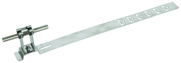 Supporto conduttore p.tetto DEHN/elvatec UNIgrip Ø6 lunghezza montante 335mm V2A