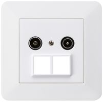 UP-Antennendose R/TV HMS kallysto.trend 14dB weiss