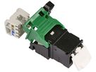 Module de raccordement R&Mfreenet EL4.0 RJ45/u cat.5E IDC AWG22…26 vert 100pcs