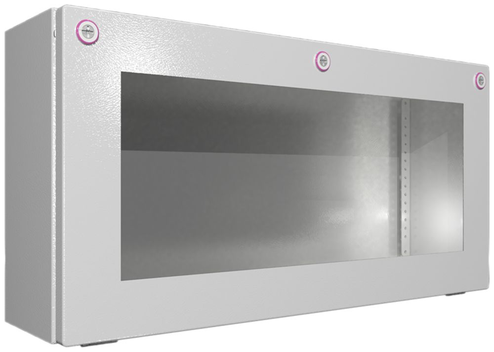 Kleingehäuse Rittal KX Bus, mit Sichtscheibe, IP65, 600×300×155mm, Stahlblech