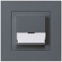 UP-SonnerieTaster kallysto.pro anthrazit A/1L mit Namensschild 37×15mm