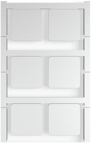 Marcatore per apparecchi Weidmüller MultiCard SM autoadesiva 27×27mm PA66 grigio