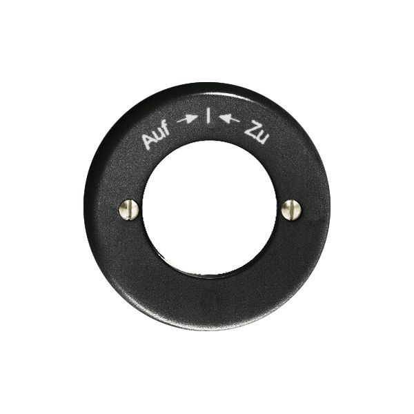 Kit frontale Auf-I-Zu nero per contatto rot.imp.a chiave