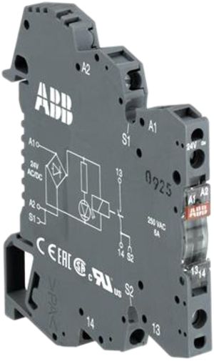 Optocoupleurs et relais ABB R600 24VAC/DC 1C