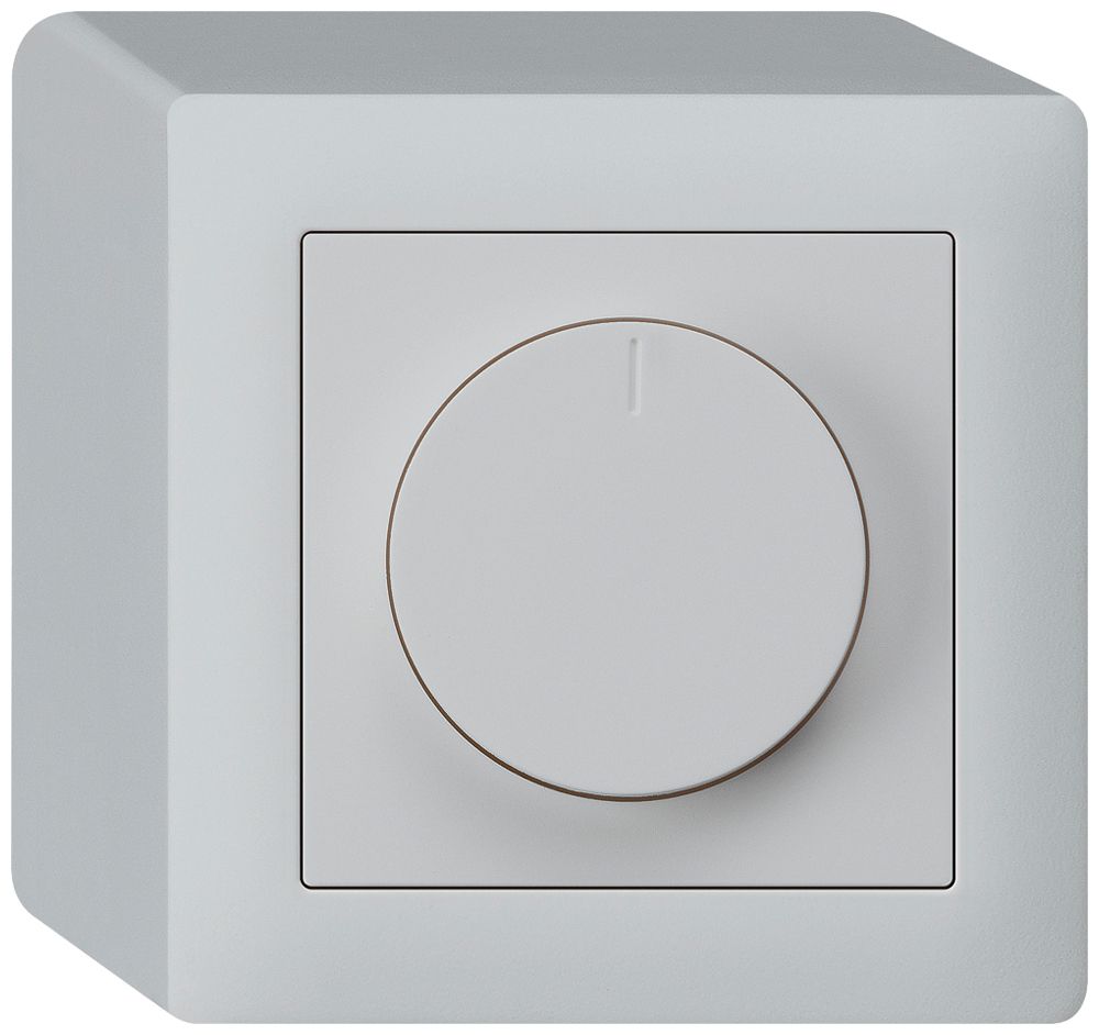 AP-Drehdimmer kallysto Phasenanschnitt 20…500VA hellgrau