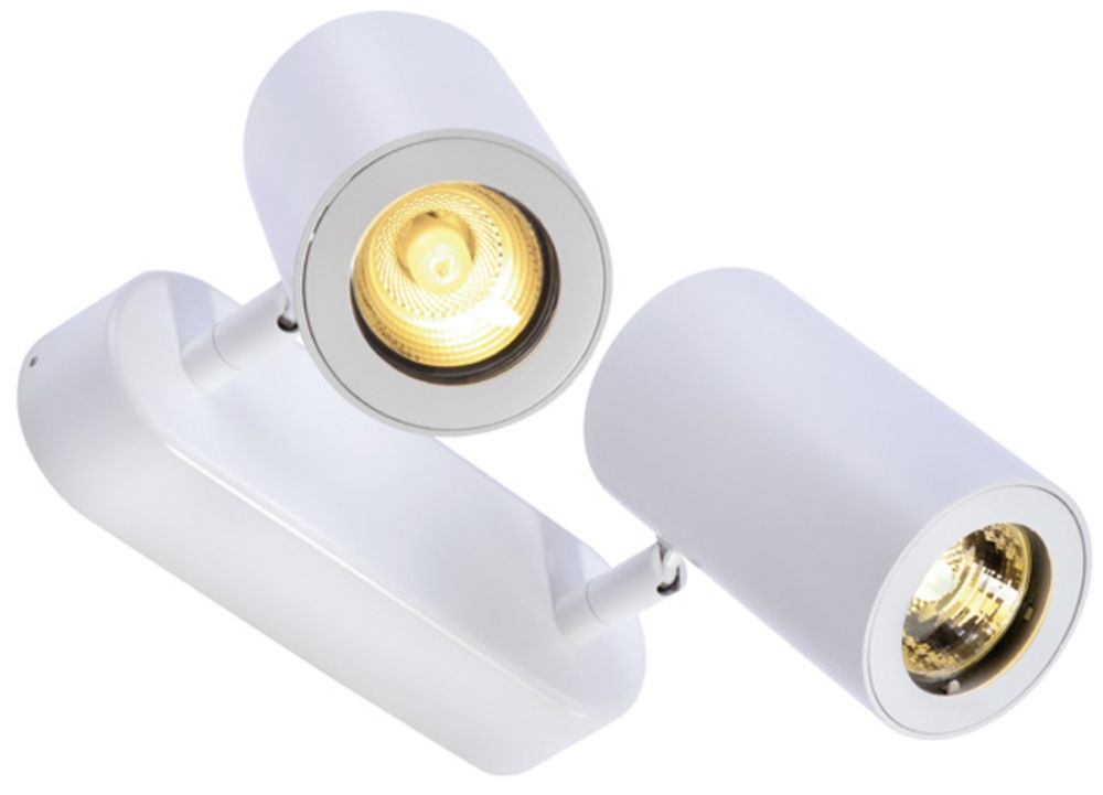 Decken-/Wandleuchte SLV ENOLA_B, 2×GU10 50W IP20 weiss