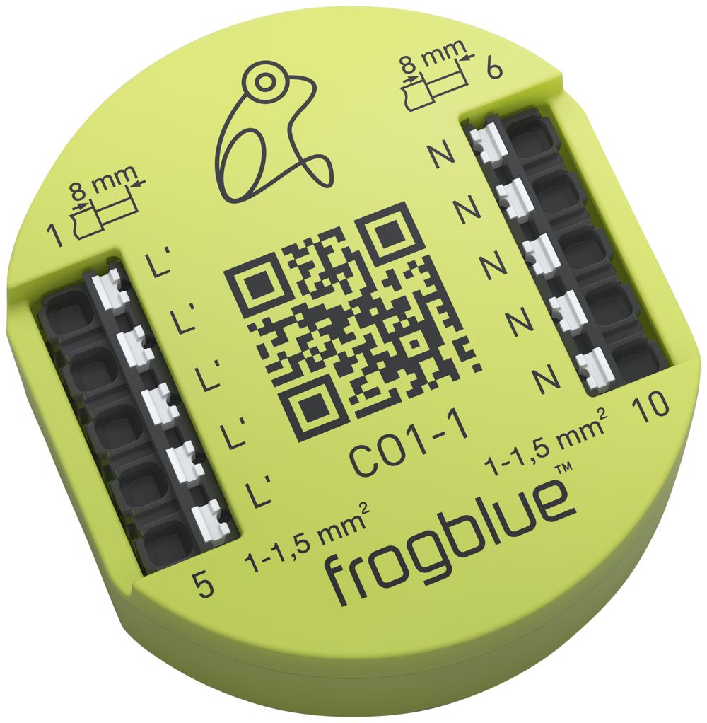 Limitateur de courant de fuite frogblue frogConnect1-1, p.LED 230V max.6A 0.15µF
