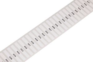 Etikettenrolle WAGO 5×35mm weiss 3000 Stk./Rolle, unbedruckt