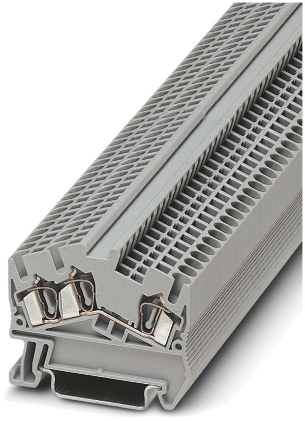 Borne de passage 0.08…4mm² gris STS 2.5-TWIN