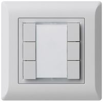 UP-Universaltaster 6×kallysto.line ohne LED hellgrau