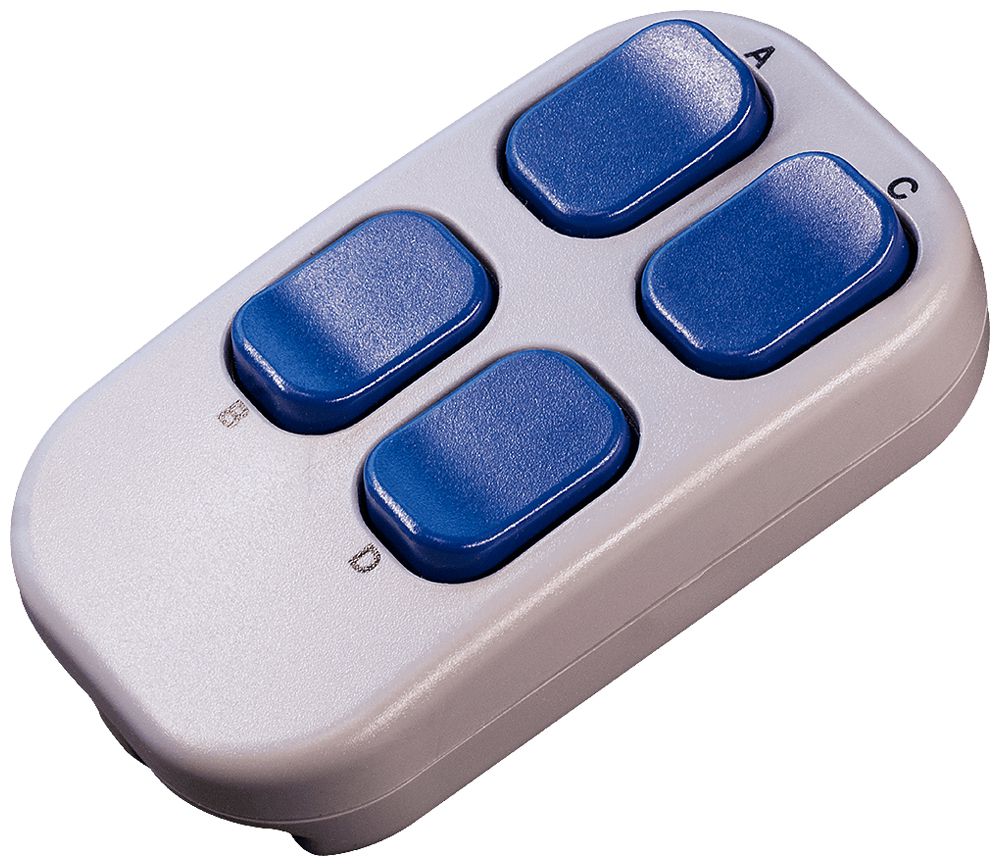 Trasmettitore portatile ALADIN Mini II EnOcean 4-can grigio chiaro/blu