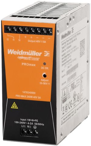 Schaltnetzgerät Weidmüller Connect Power PRO MAX 240W 24V 10A