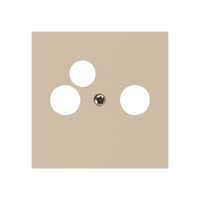 Placca frontale kallysto beige per R/TV-NET 60×60mm