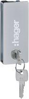 Serratura Hager vega per porta trasparente 2 chiavi