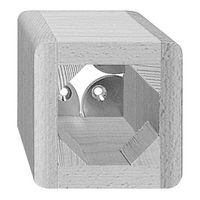 Cadre AP grd.I bois dur laqué 90×90×60mm pour appareil ENC
