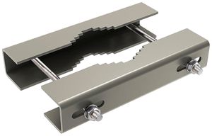 Mastklemmhalterung SLV FLOODLIGHT Stahl Ø100×200mm grau