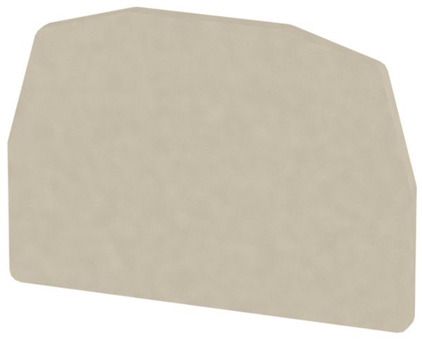 Paroi de fermeture/intermédiaire Weidmüller ZAP/TW ZDUA 35×24.6mm beige