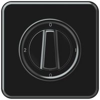 Interrupteur rotatif ENC origin commutateur 2/1L 16A 250V 0-1-0-2 92×92mm noir