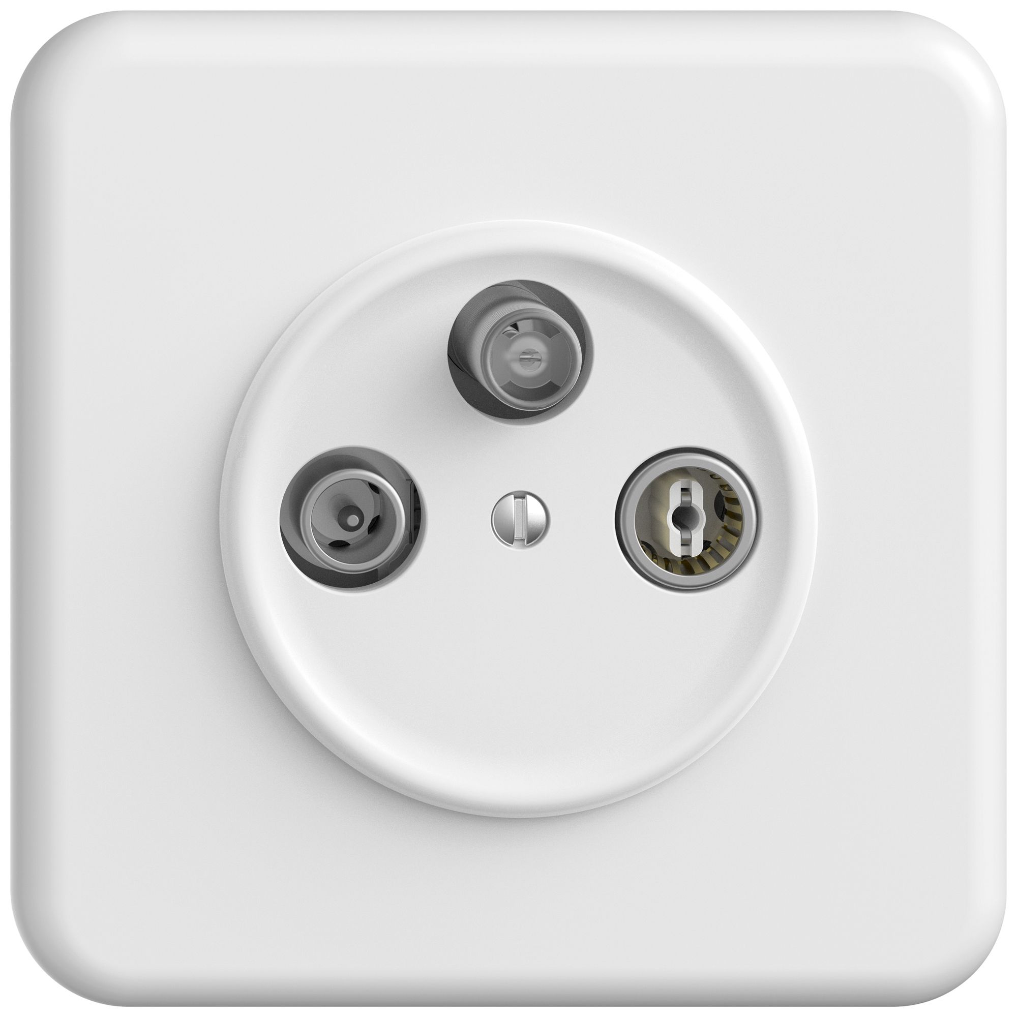 UP-Antennendose TV-R-SAT STANDARDdue SNAPFIX® DB53 Stichdose ws