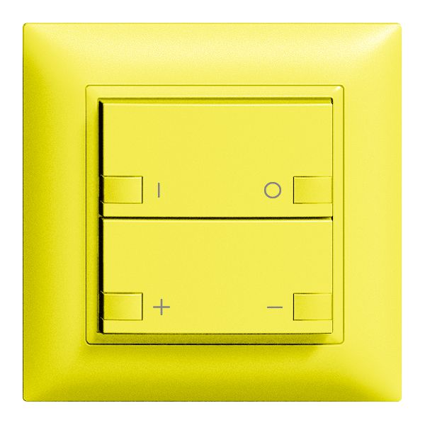 Frontset ON-OFF Dimmer 2K/2T ZEP EDIZIOdue lemon