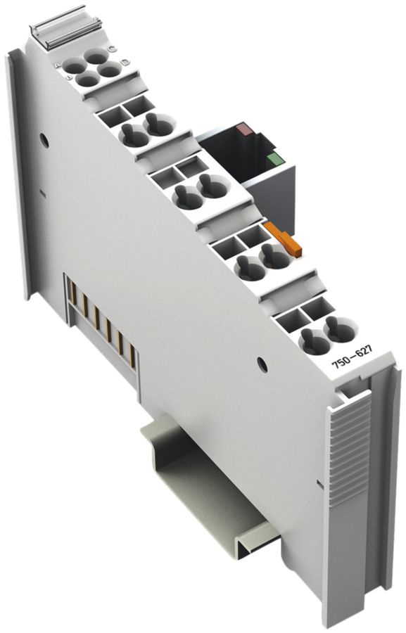 REG-Endmodul WAGO zur Busverlängerung, lichtgrau