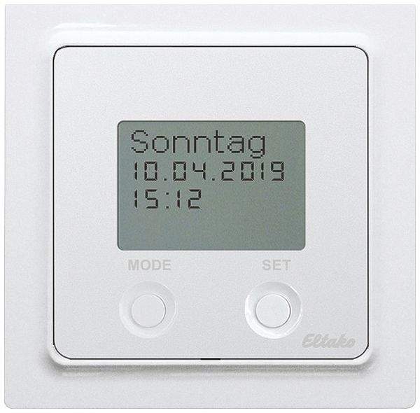 Timer RF INC Eltako FSU55ED/230V, 8-canale, EnOcean, bianco lucido