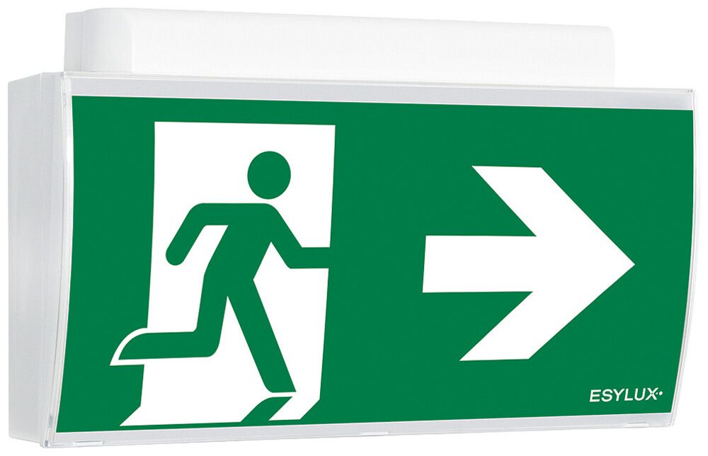 Lampada di emergenza ESYLUX SLE LEDi SC/C fissaggio murale