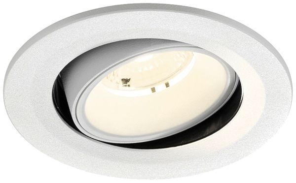 Downlight LED SLV NUMINOS MOVE S 6.7W 1050lm 4000K MB DALI Ø100×63.5 blanc