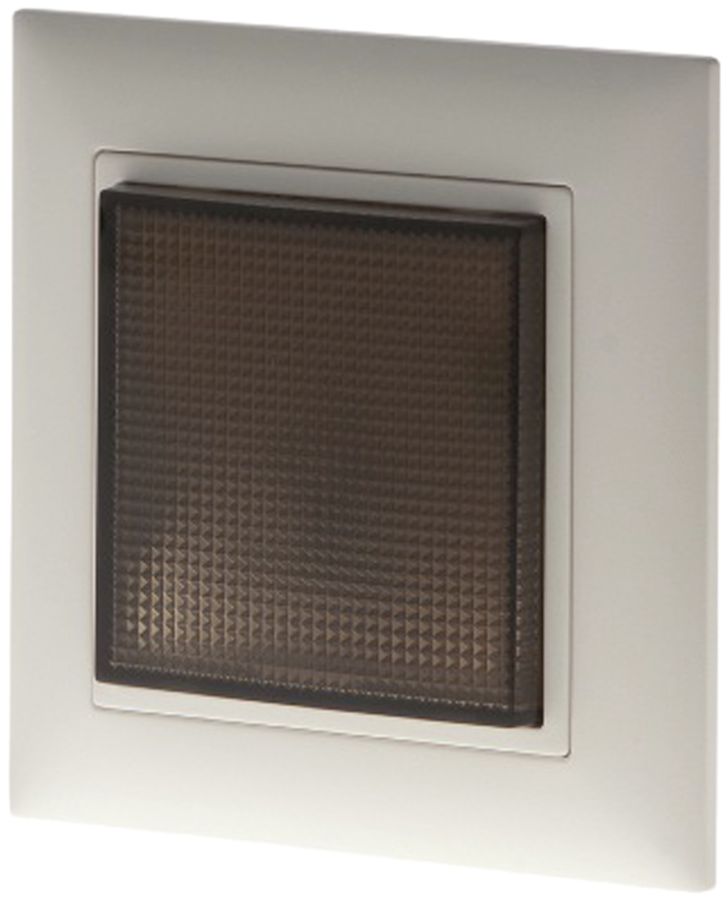 UP-Blitzleuchte EDIZIOdue rauch-topas 230VAC Hugentobler Typ 16 flach