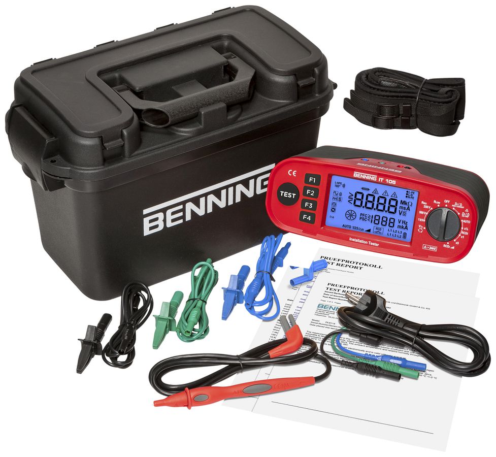 Installationstester Benning IT 105 graphisch