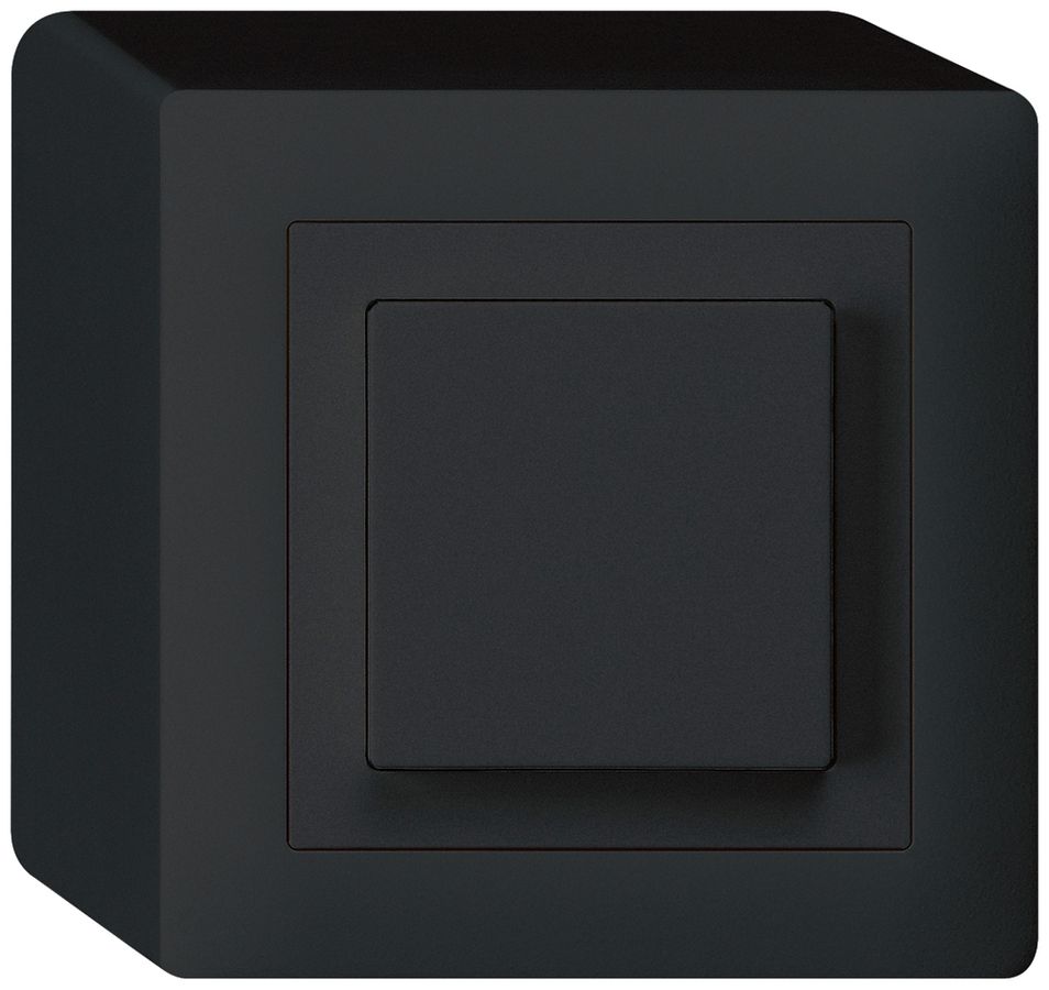 AP-Druckschalter kallysto 6/1L schwarz