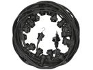 Guirlande d'illumination MH 26.5m avec 25 douilles E27 IP55 noir
