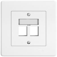 UP-Montageset EDIZIO.liv Keystone SNAPFIX® gerade 2× ws