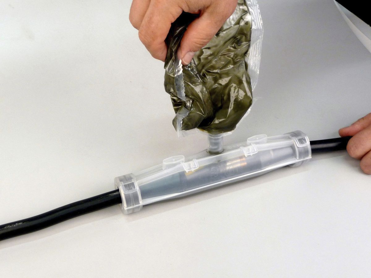 Manchon de jonction/dérivation 3M 92-NBA 5 résine de coulage 1kV