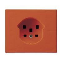 FLF-Steckdose HA Typ 25 mit Steckklemmen mit Rastfeder orange