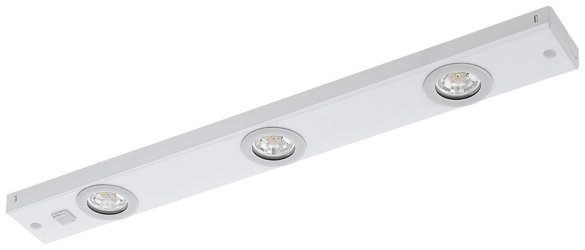 LED-Deckenleuchte Eglo KOB LED 4.6W 840lm 3000K IP20 600×70mm ws